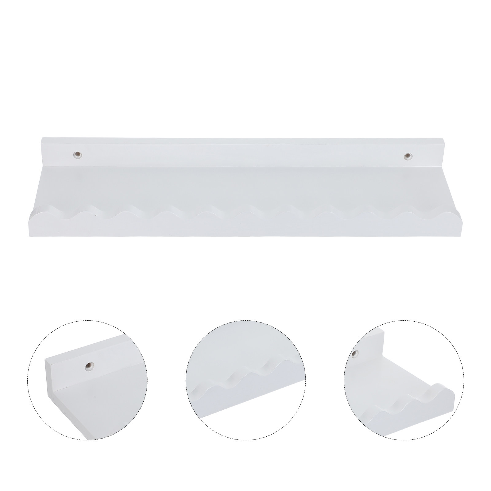 Baby Nursery Floating Shelves - 2 Adet Doğal Masif Ahşap Çocuk