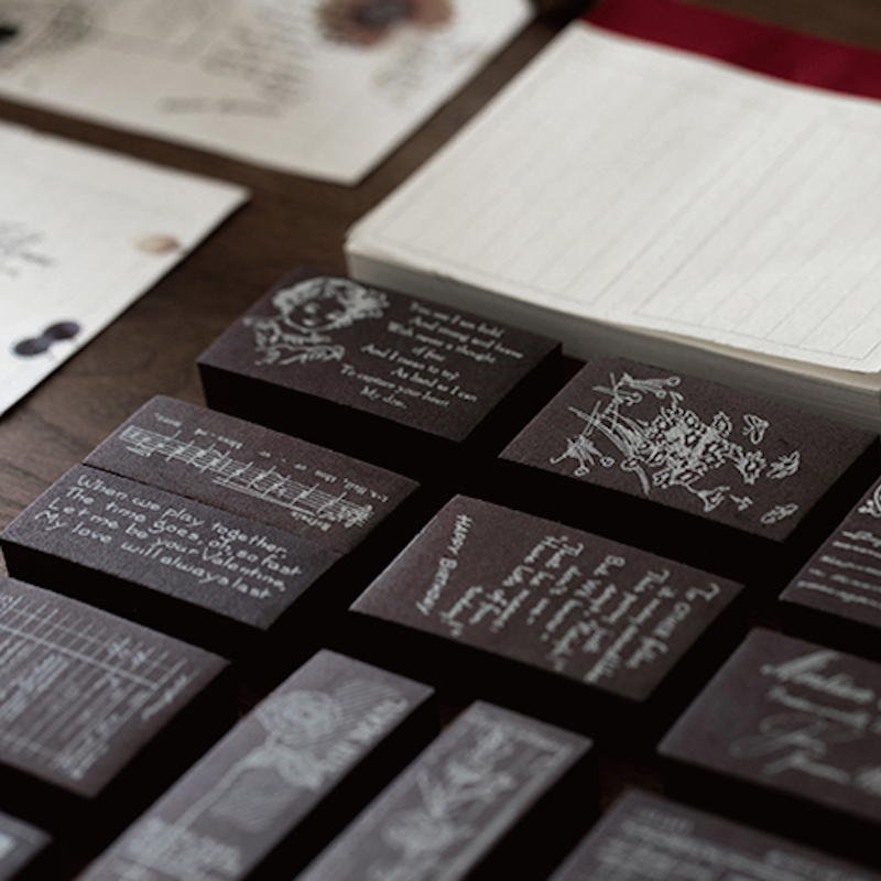 Footprint Ink Kit - Vintage fatura notu posta köpük damga