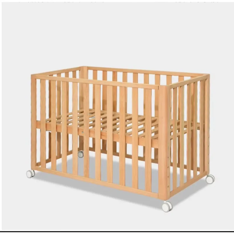 Convertible Crib Set - Modern dönüştürülebilir ahşap beşik güvenli yatak