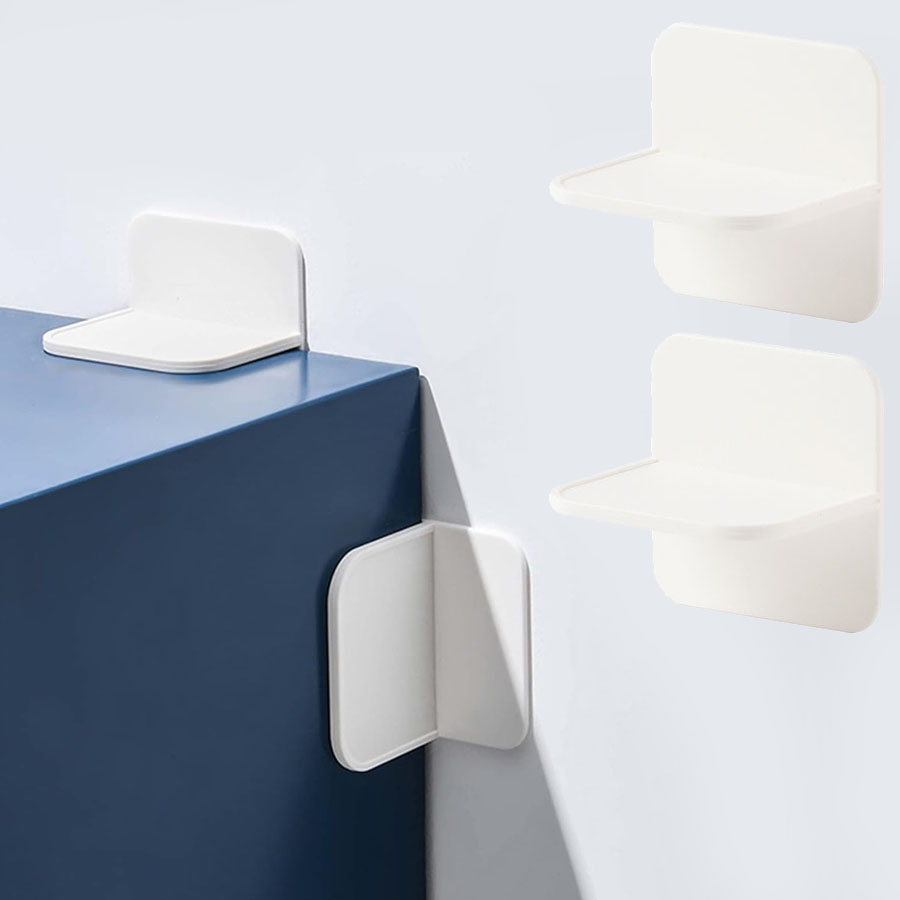 Baby Nursery Bookcase - 2 adet Yapışkanlı Mobilya Dübelleri Hiçbir