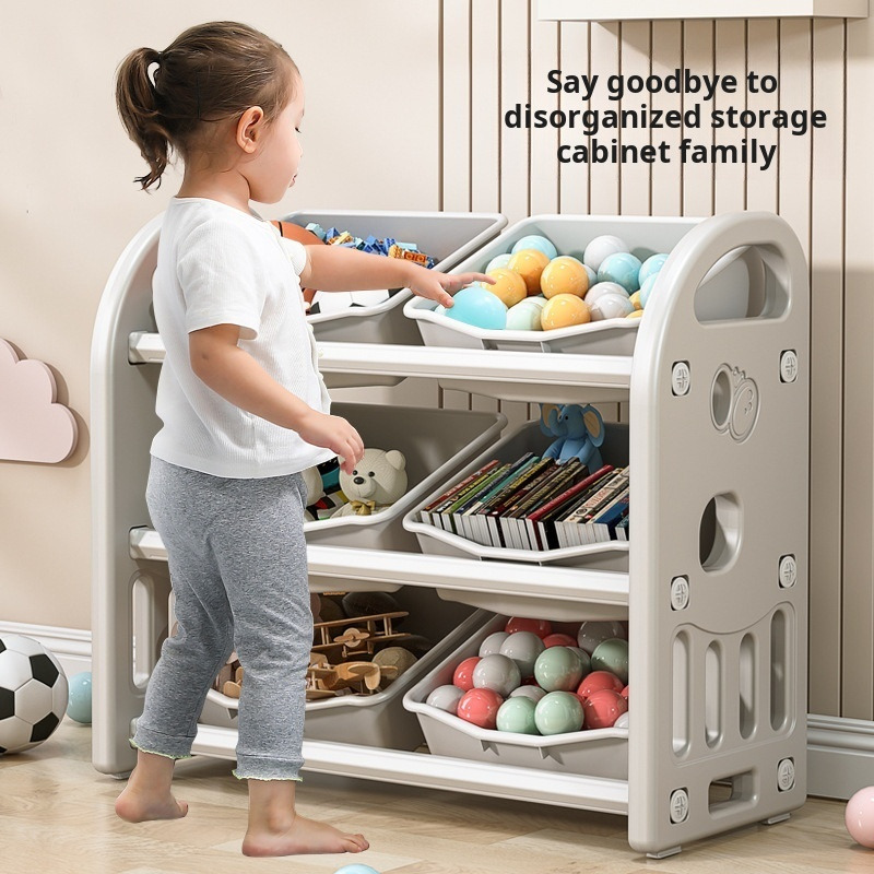 Baby Nursery Bookcase - Bebek Oyuncak Saklama Dolabı Sınıflandırma Organizasyon