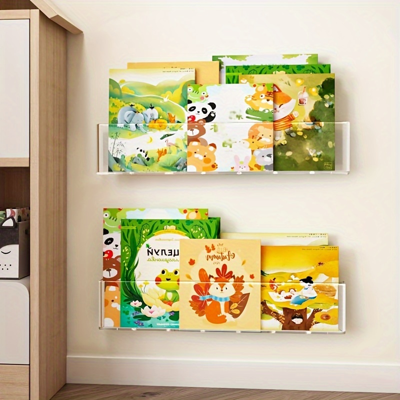 Baby Nursery Bookcase - Organizatör Resimli Kitap Vitrin Kitaplık Çocuk