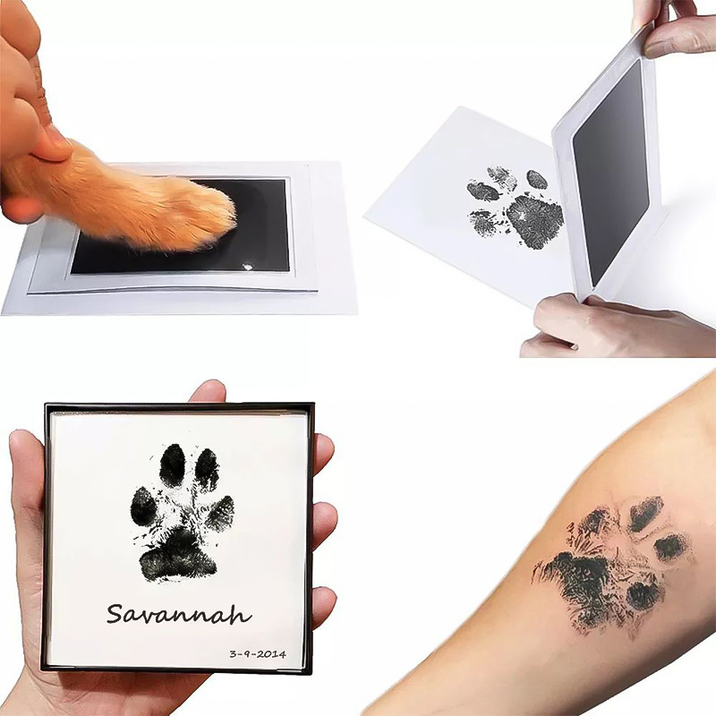 Footprint Ink Kit - Evcil Köpek Kedi Pati İzi Mürekkep