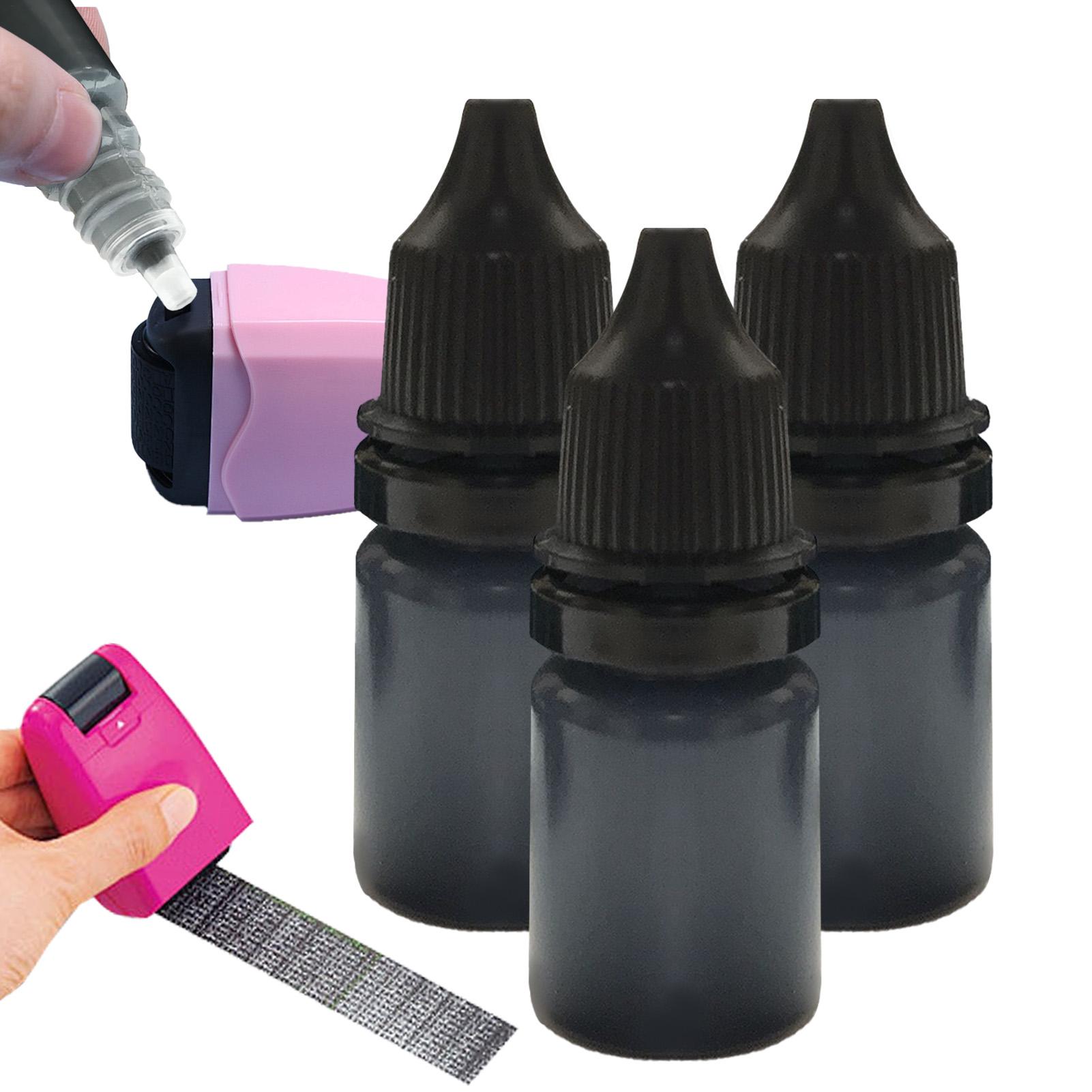 Footprint Ink Kit - Siyah Damga Mürekkebi 3 adet/takım Hızlı
