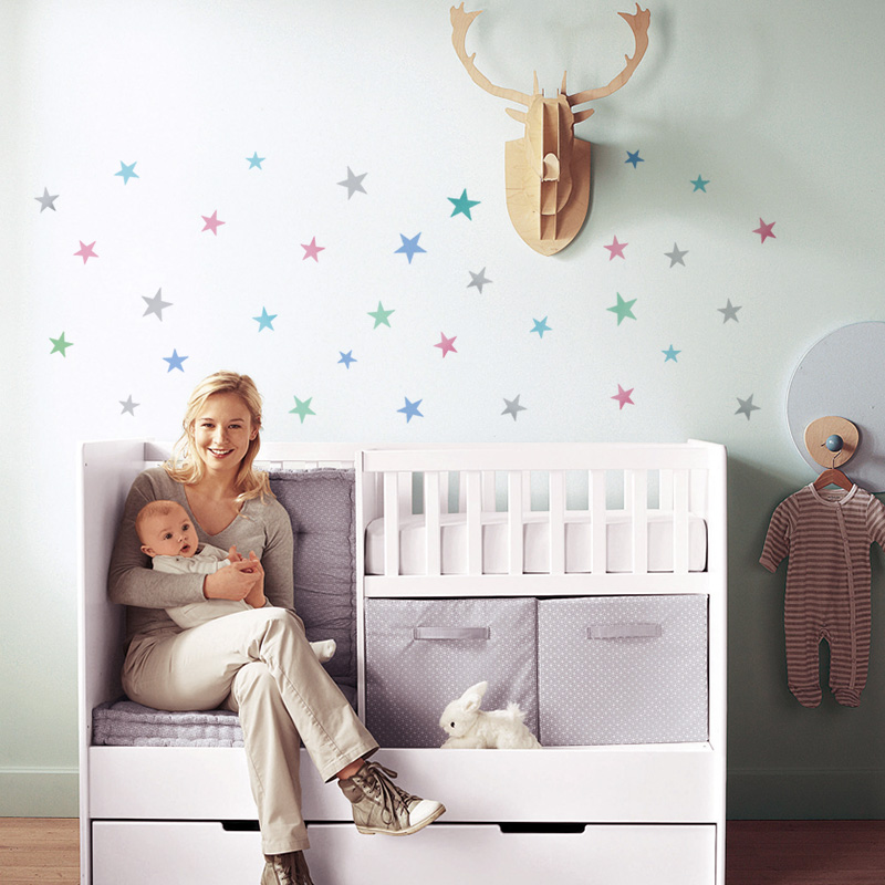 Baby Nursery Furniture - Yıldız duvar Sticker çocuk odası ev