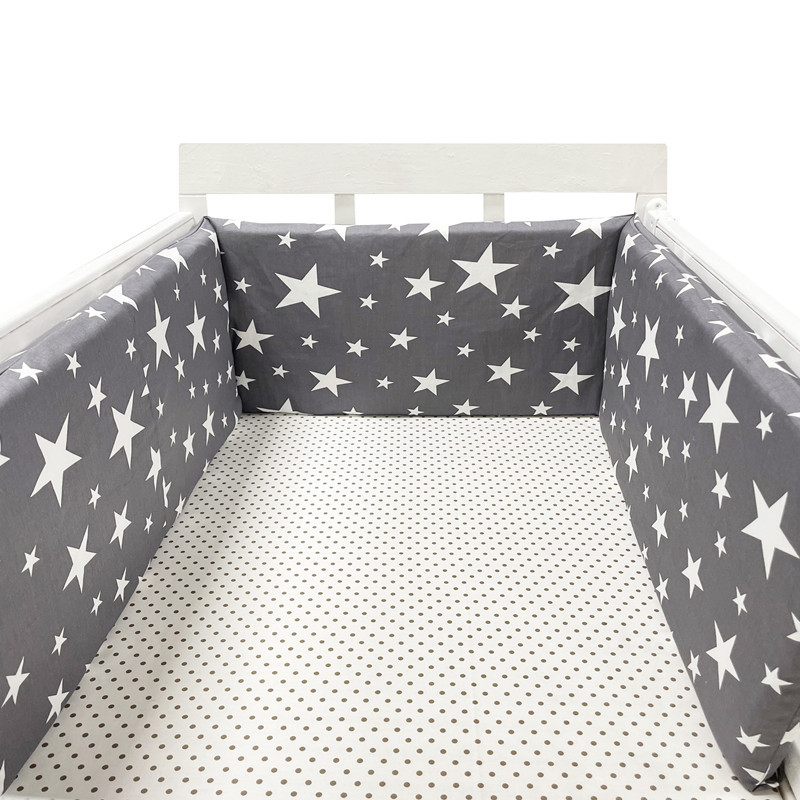 Convertible Crib Set - 200x30CM İskandinav Yıldızları Bebek Yatağı Kalınlaştırılmış