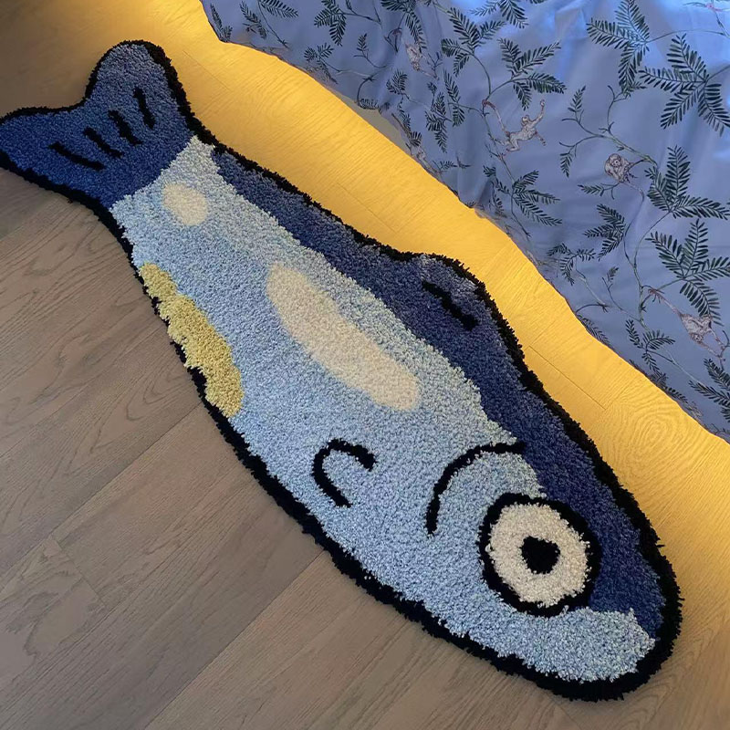 Baby Nursery Rug - VIKAMA Karikatür Somon Yatak Odası Başucu