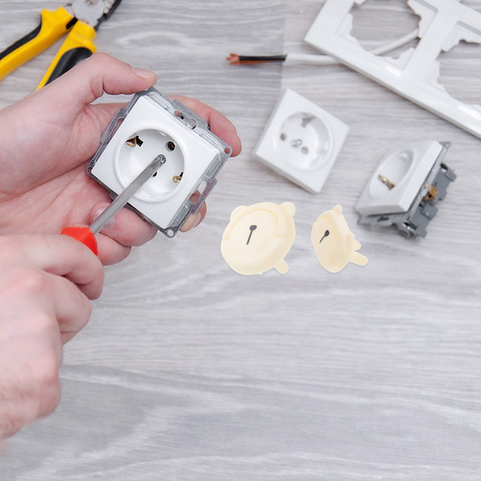 10 adet güvenlik priz kapağı b - Outlet Cover Childproof incelemesi ve fiyatı