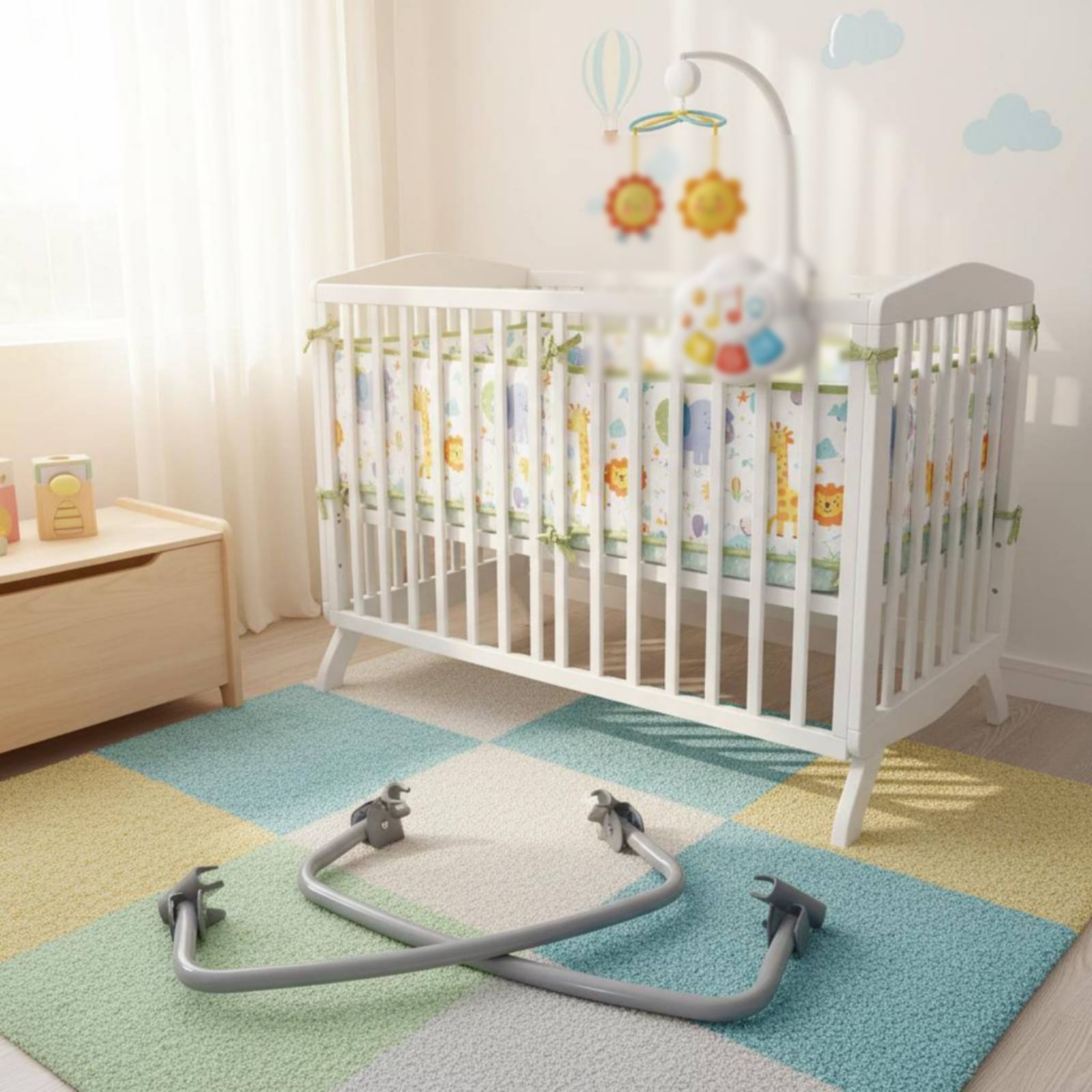Müzikli Mobil Çok Amaçlı Beşik - Baby Nursery Music incelemesi ve fiyatı