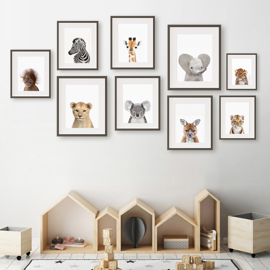 Bebek Hayvanları Kreş Duvar Sa - Baby Nursery Zoo Animals incelemesi ve fiyatı