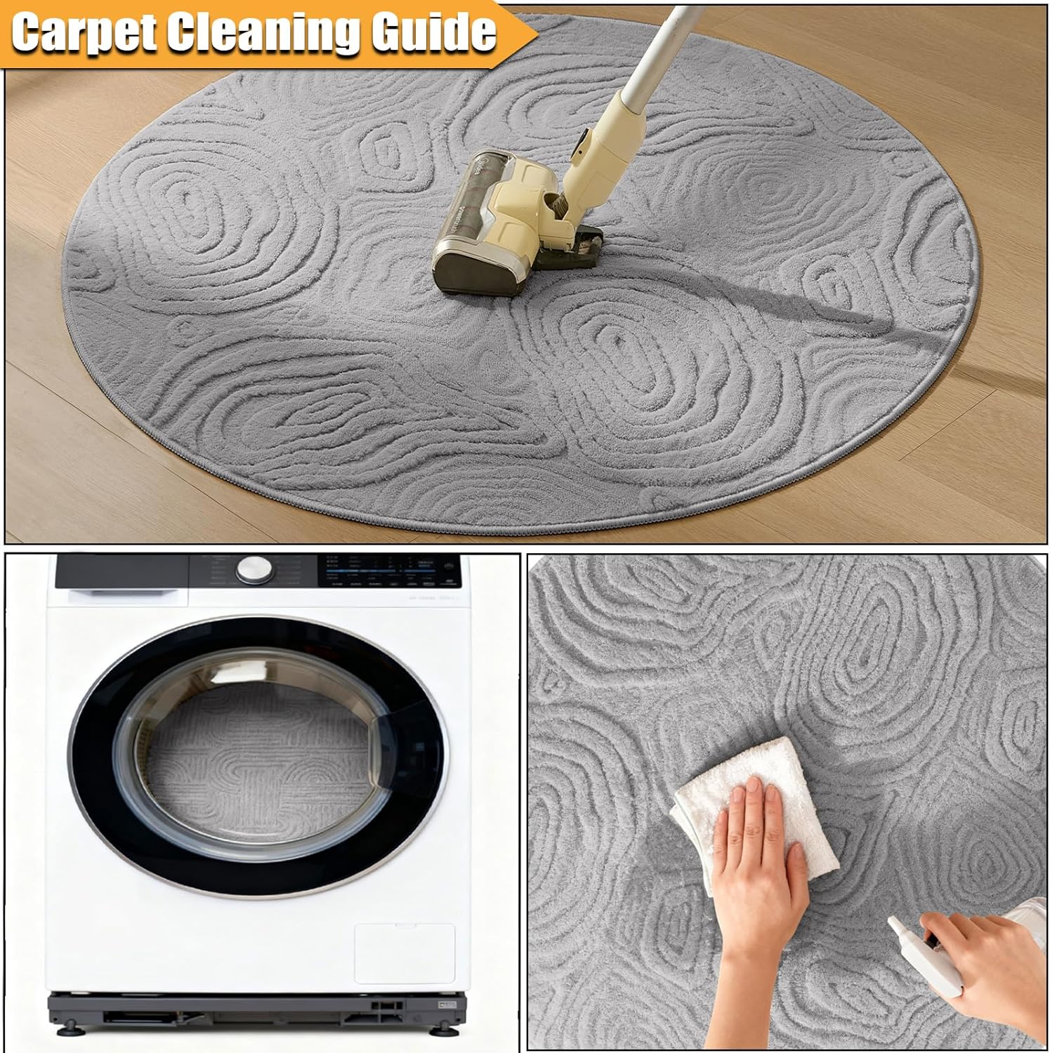3D Geometrik Yuvarlak Halı – Y - Baby Nursery Rug incelemesi ve fiyatı