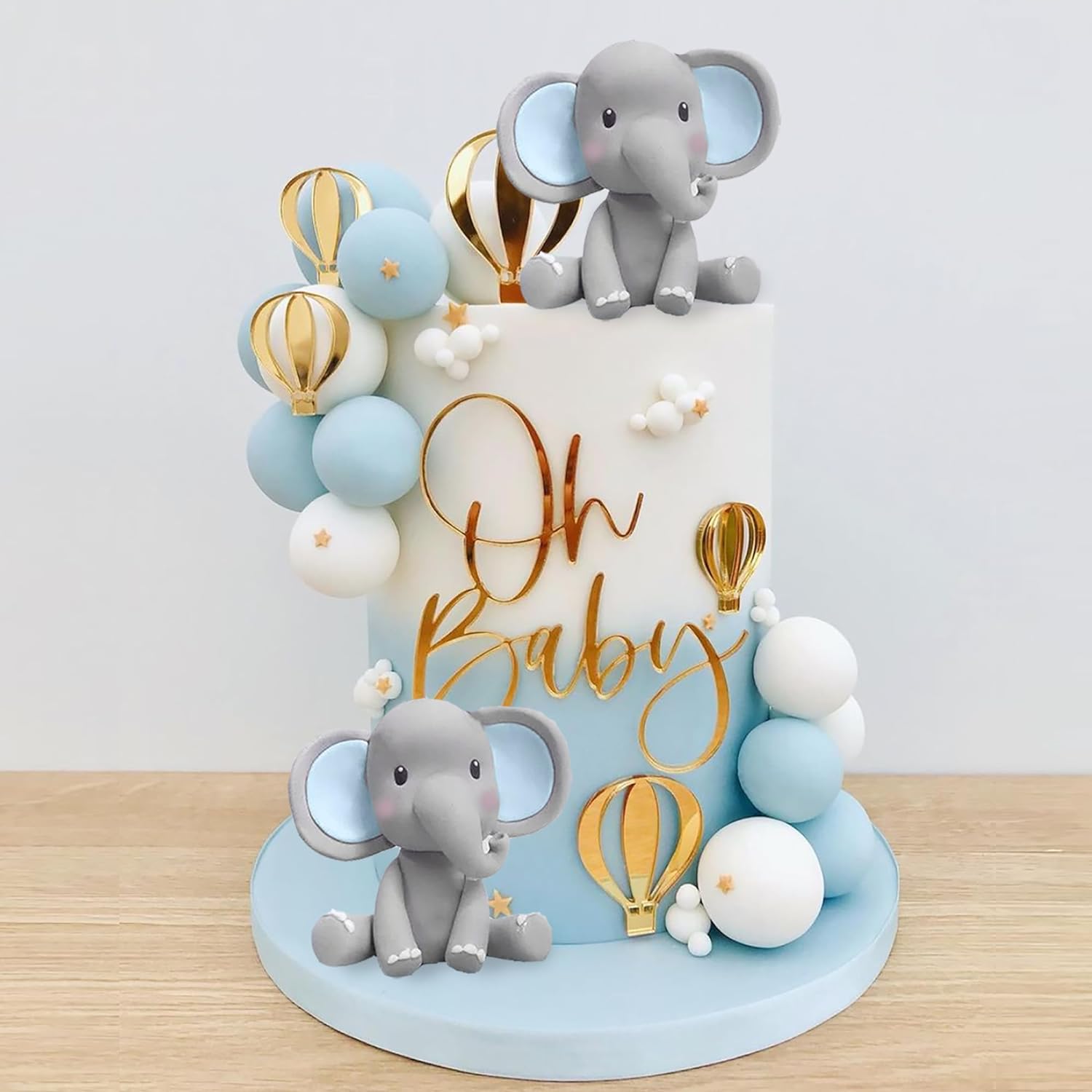 Fil Kek Dekorasyon Bebek Kek T - Baby Nursery Hot Air Balloon incelemesi ve fiyatı