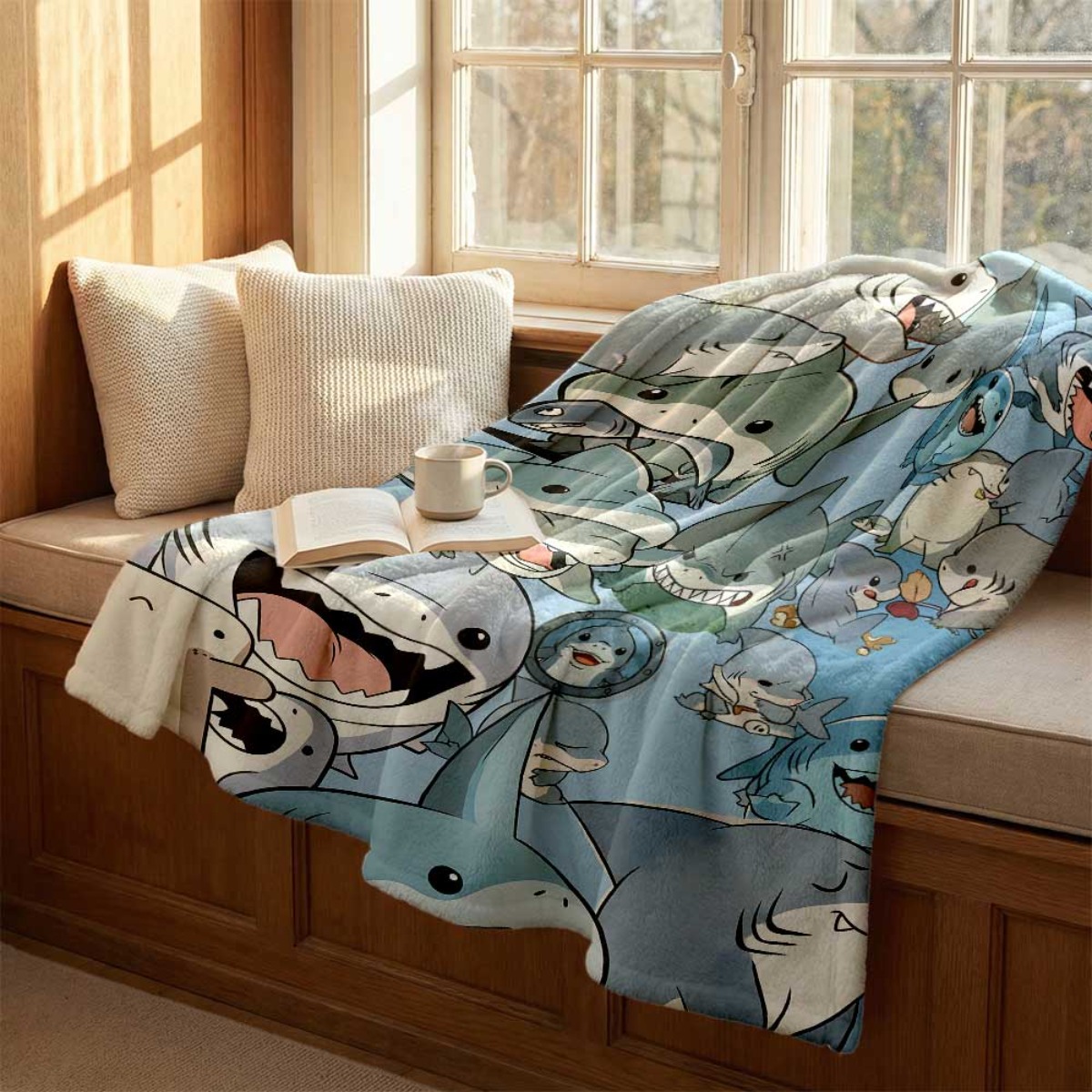 Büyük Karikatür Bebek Köpekbal - Baby Nursery Ocean incelemesi ve fiyatı