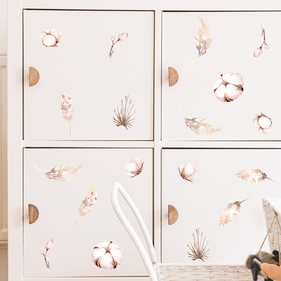 Boho Kuru Yapraklar Pamuk Bota - Baby Nursery Plants incelemesi ve fiyatı