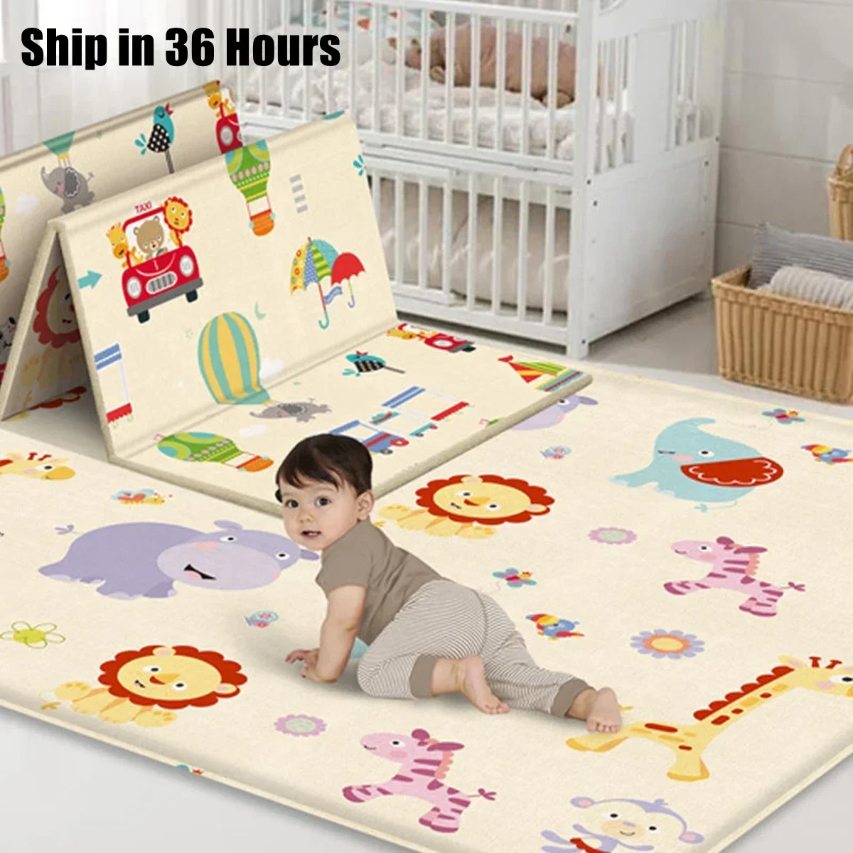 Toksik Olmayan Eğitici Katlana - Baby Nursery Rug incelemesi ve fiyatı