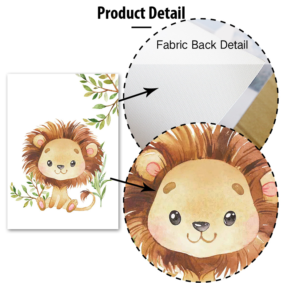Aslan Fil Zürafa Maymun Zebra  - Baby Nursery Jungle incelemesi ve fiyatı