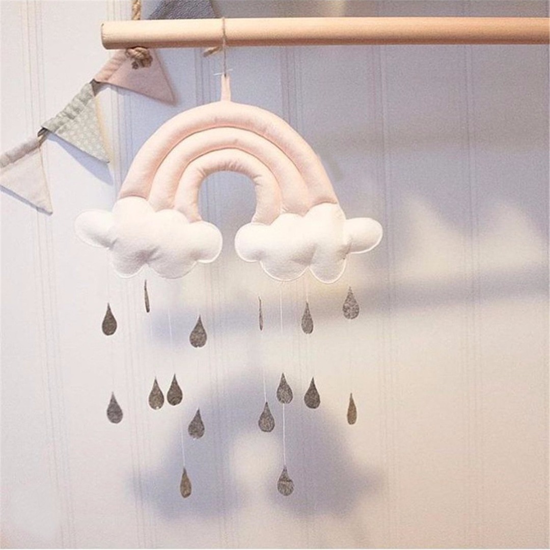 1 adet gökkuşağı bulut yağmur  - Baby Nursery Bed incelemesi ve fiyatı