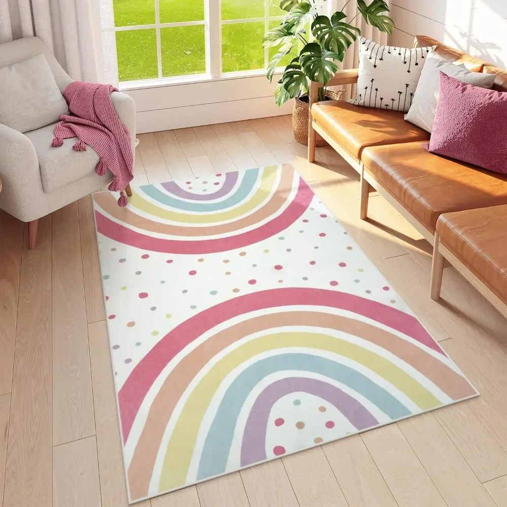 1 Adet Renkli Noktalı Boho Gök - Soft Rug Nursery incelemesi ve fiyatı