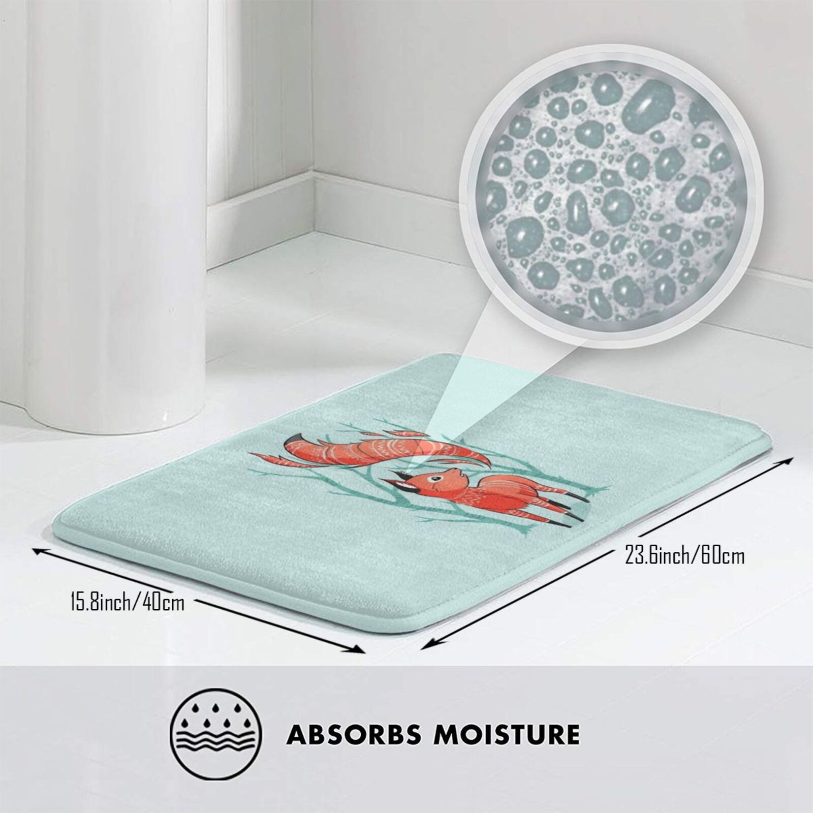 Kış Tilki Halı Mat Halı Yastık - Soft Rug Nursery incelemesi ve fiyatı