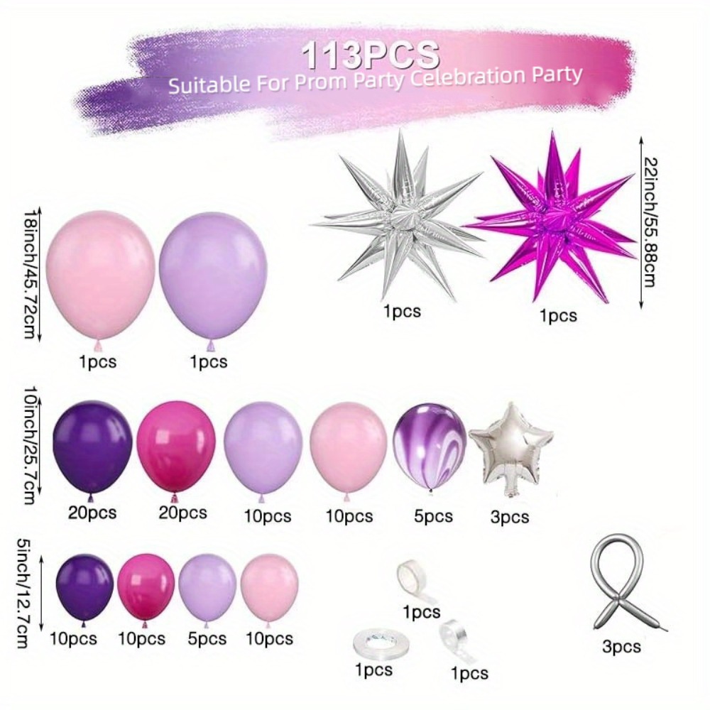 113 Parça Balon Çelenk Seti Dü - Baby Nursery Hot Air Balloon incelemesi ve fiyatı