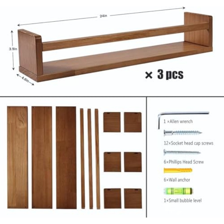 Bebek Odası Dekoru için Yüzer  - Baby Nursery Floating Shelves incelemesi ve fiyatı