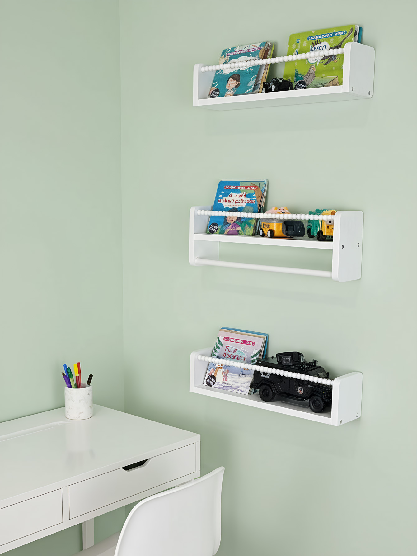 Çocuk Odası Kitap Rafları, 15, - Baby Nursery Bookcase incelemesi ve fiyatı