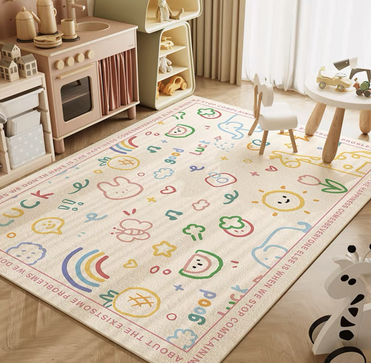 VIKAMA Nötr Karikatür Aslan Be - Soft Rug Nursery incelemesi ve fiyatı
