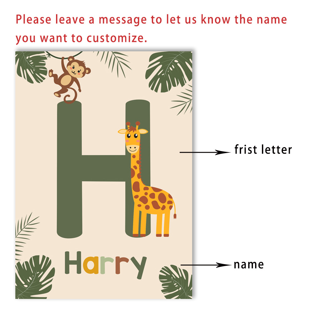 Iskandinav Orman Hayvan Poster - Baby Nursery Jungle incelemesi ve fiyatı