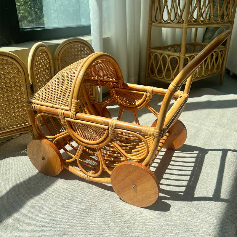 Dokuma Rattan Bebek Arabası Vi - Baby Nursery Plants incelemesi ve fiyatı