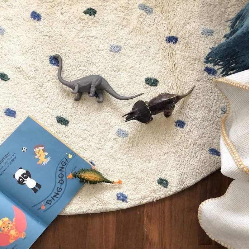 Nokta kabarık halı oturma odas - Soft Rug Nursery incelemesi ve fiyatı