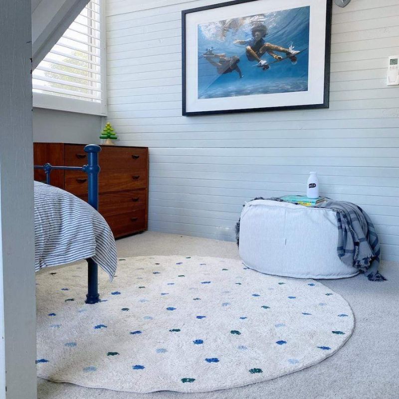 Nokta kabarık halı oturma odas - Soft Rug Nursery incelemesi ve fiyatı