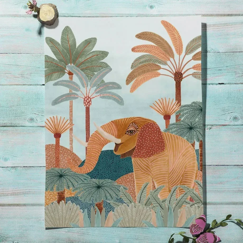 Boho Orman Hayvanları Kaplan M - Baby Nursery Jungle incelemesi ve fiyatı