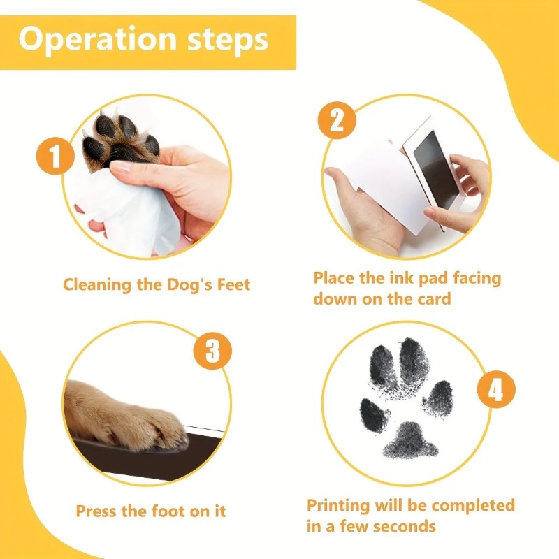 2 adet bebek el izi ve ayak iz - Footprint Ink Kit incelemesi ve fiyatı