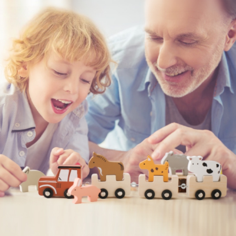 Renkli Ahşap İtmeli Tren Oyunc - Baby Nursery Music incelemesi ve fiyatı