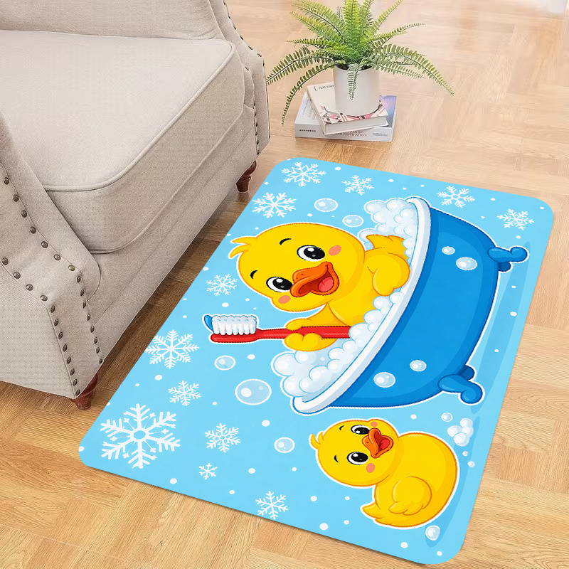 Sevimli Sarı Ördek Banyo Flane - Baby Nursery Rug incelemesi ve fiyatı