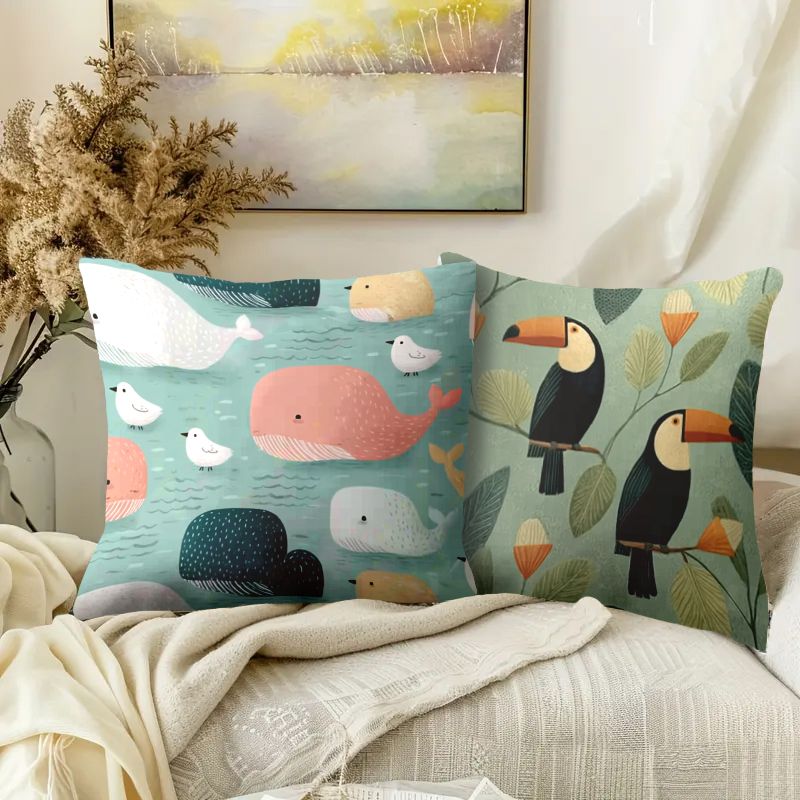 4 Parça Yastık Kılıfı Seti Sev - Baby Nursery Ocean incelemesi ve fiyatı