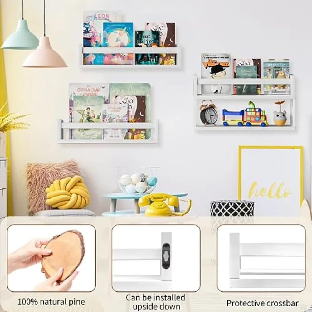 QimCoor Çocuk Odası Kitaplık S - Baby Nursery Floating Shelves incelemesi ve fiyatı