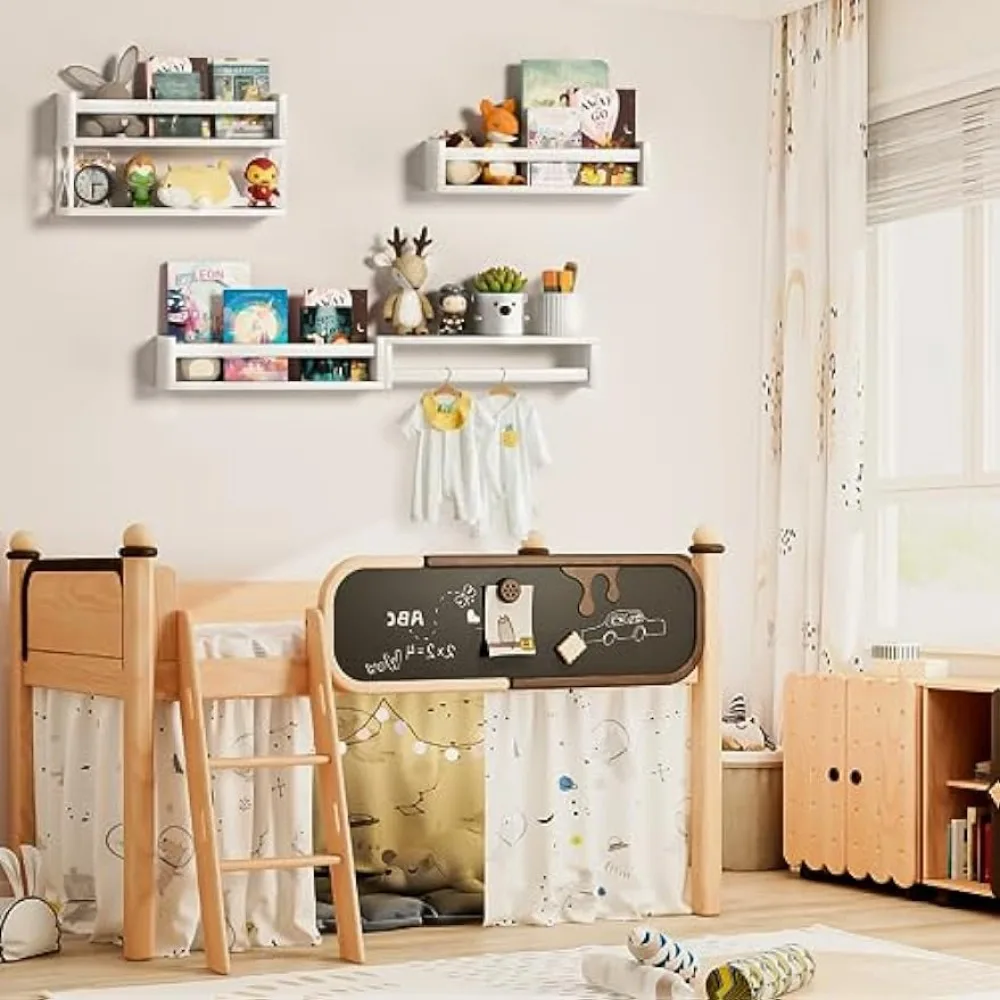 QimCoor Çocuk Odası Kitaplık S - Baby Nursery Floating Shelves incelemesi ve fiyatı