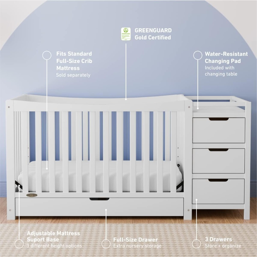Çok Fonksiyonlu-4'ü 1 Arada Dö - Convertible Crib Set incelemesi ve fiyatı
