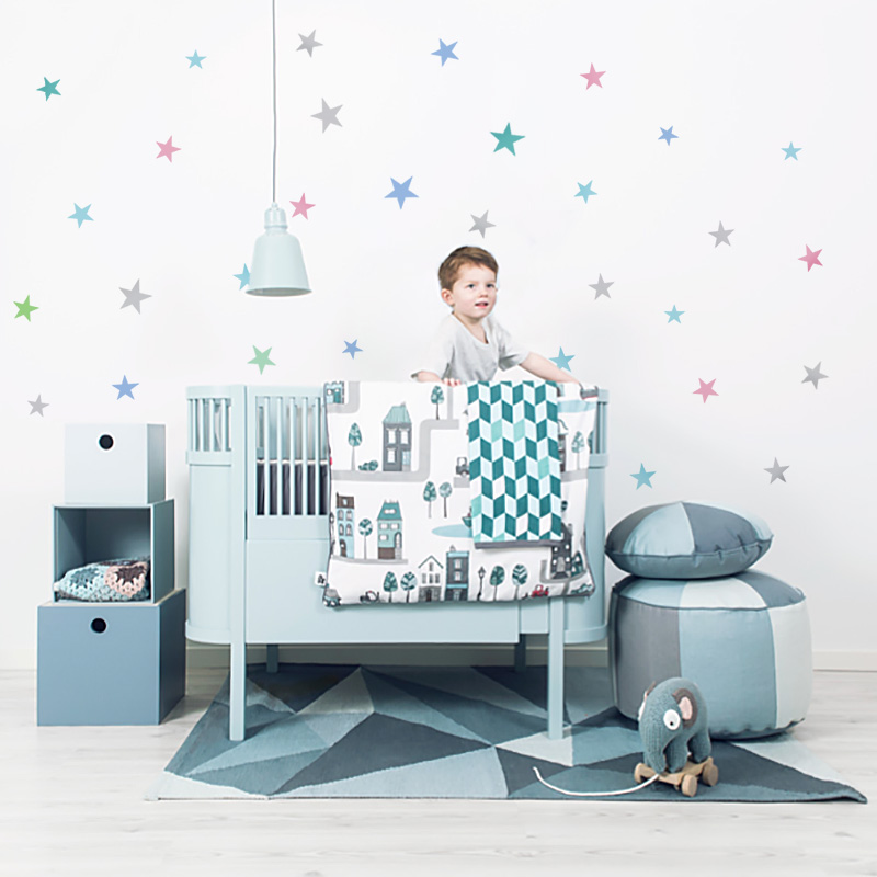 Yıldız duvar Sticker çocuk oda - Baby Nursery Furniture incelemesi ve fiyatı