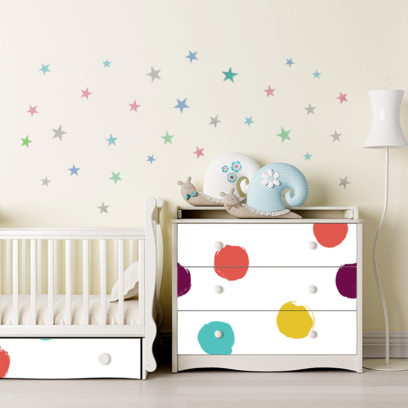 Yıldız duvar Sticker çocuk oda - Baby Nursery Furniture incelemesi ve fiyatı