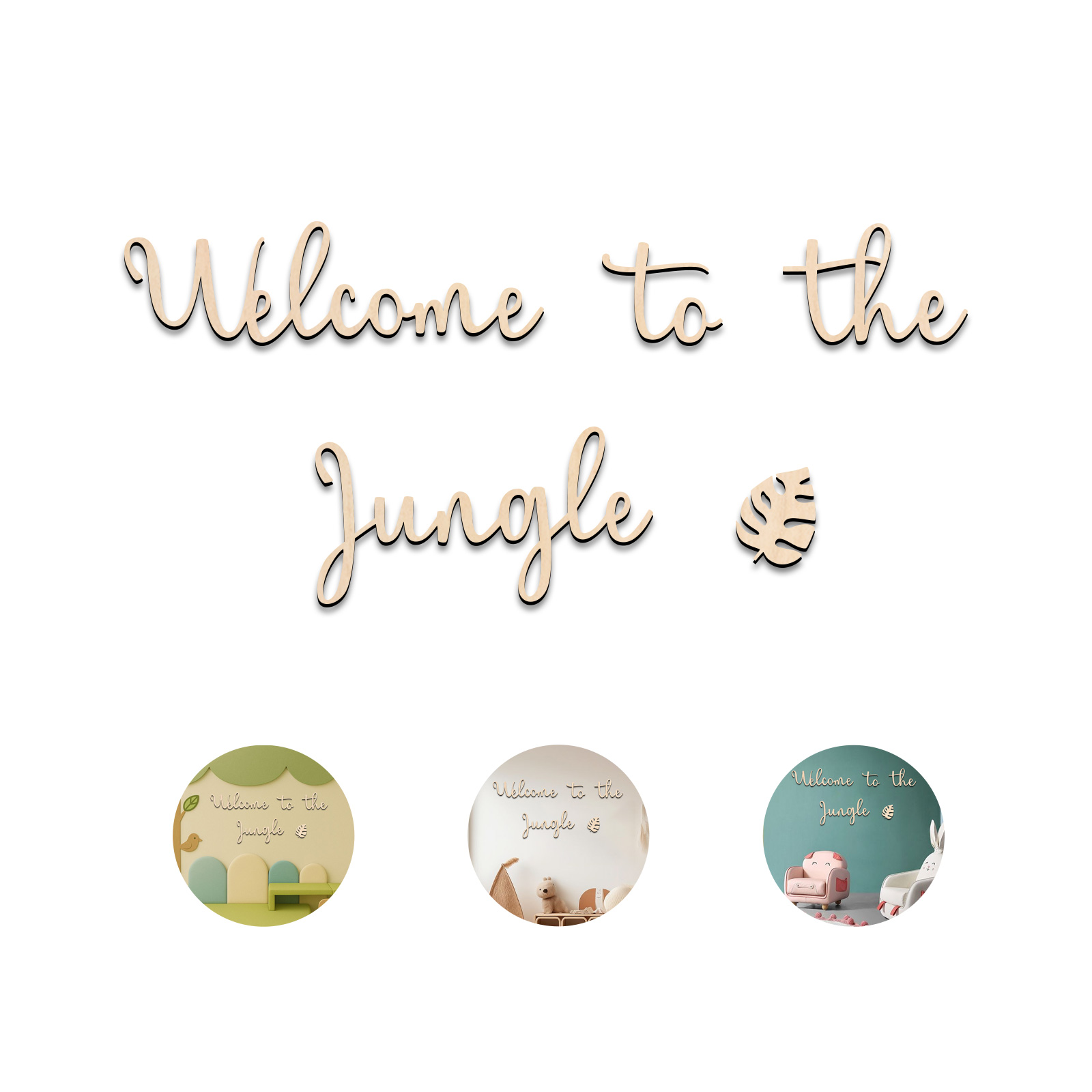 Orman Ahşap Tabelası'na Hoş Ge - Baby Nursery Jungle incelemesi ve fiyatı