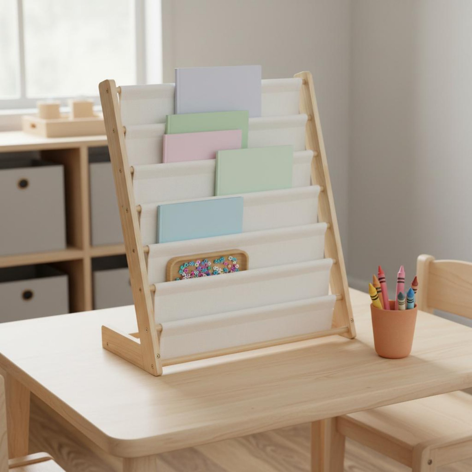 Taşınabilir Çocuk Kitaplığı Ye - Baby Nursery Bookcase incelemesi ve fiyatı