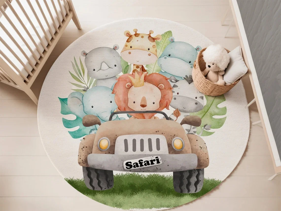 Orman Hayvanları Çocuk Odası H - Baby Nursery Rug incelemesi ve fiyatı