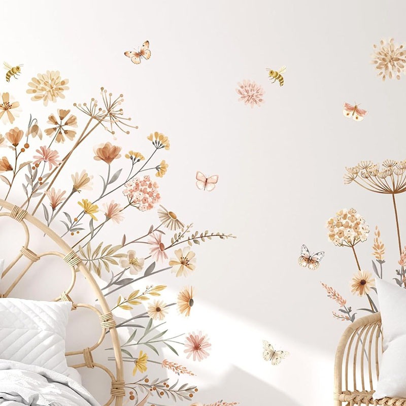 Boho karahindiba çiçek duvar ç - Baby Nursery Plants incelemesi ve fiyatı